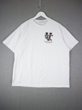 Vanquish Fitness Gymwear Oversized Tee Mens White Large